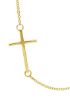 Immagine di Collana Girocollo Moda con Croce dritta gr 2,2 Oro giallo 18kt da Donna