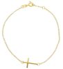 Picture of Cross Bracelet Yellow Gold 18 kt gr.1,40