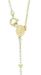 Picture of Rosary crew-neck Necklace with Miraculous Medal of Our Lady of Graces and Cross gr 3,3 Yellow Gold 18k with Smooth Spheres for Woman