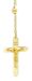 Picture of Rosary Necklace Gold 18 kt Miraculous Medal crucifix INRI gr.8,50 Unisex Woman Man
