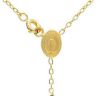 Picture of Rosary Necklace Gold 18 kt Miraculous Medal crucifix INRI gr.8,50 Unisex Woman Man