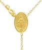 Picture of Rosary Necklace Gold 18 kt Miraculous Medal Crucifix INRI gr.13,00 for Woman