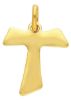 Picture of Saint Francis Tau Cross Pendant gr 0,8 Yellow Gold 9k Unisex Woman Man