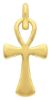 Picture of Cross of Life Ankh Crux Ansata Pendant gr 1,1 Yellow Gold 9k Unisex Woman Man