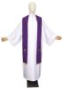 Picture of Priestly stole with Jubilee 2025 logo embroidered on front and back - Ivory, Violet, Red, Green, Pink, Light Blue, Morello