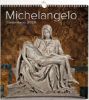 Immagine di Michelangelo 2025 wall Calendar cm 31x33 (12,2x13 in)