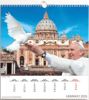 Immagine di Papa Francisco Basilica San Pedro Calendario de pared 2025 cm 31x33 (12,2x13 in) 16 meses