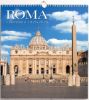 Immagine di Rome 2025 wall Calendar cm 31x33 (12,2x13 in) Deluxe paper