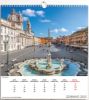 Immagine di Rome 2025 wall Calendar cm 31x33 (12,2x13 in) Deluxe paper