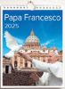 Immagine di Pope Francis 2025 wall and desk calendar cm 16,5x21 (6,5x8,3 in)