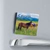 Immagine di Horses 2025 magnetic calendar cm 8x8 (3,1x3,1 in)