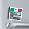 Immagine di Italy Italia 2025 magnetic calendar cm 8x8 (3,1x3,1 in)