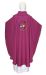 Picture of Polyester Chasuble with Jubilee 2025 logo embroidered on front and back - Ivory, Violet, Red, Green, Pink, Light Blue, Morello