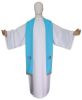 Picture of Priestly stole with Jubilee 2025 logo embroidered on front and back - Ivory, Violet, Red, Green, Pink, Light Blue, Morello