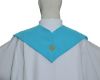 Picture of Priestly stole with Jubilee 2025 logo embroidered on front and back - Ivory, Violet, Red, Green, Pink, Light Blue, Morello