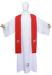 Picture of Priestly stole with Jubilee 2025 logo printed on front and back - Ivory, Violet, Red, Green, Pink, Light Blue, Morello