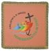 Picture of Stiff Liturgical Pall with printed Jubilee 2025 logo - Ivory, Violet, Red, Green, Pink, Light Blue, Morello