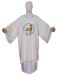 Picture of Polyester Dalmatic with Jubilee 2025 logo printed on front and back - Ivory, Violet, Red, Green, Pink, Light Blue, Morello