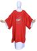 Picture of Polyester Dalmatic with Jubilee 2025 logo printed on front and back - Ivory, Violet, Red, Green, Pink, Light Blue, Morello