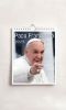 Immagine di Pope Francis 2025 wall and desk calendar cm 16,5x21 (6,5x8,3 in)