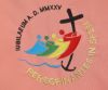 Picture of Priestly stole with Jubilee 2025 logo embroidered on front and back - Ivory, Violet, Red, Green, Pink, Light Blue, Morello