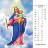 Picture of Madonna Fatima Ausiliatrice Lourdes Carmelo Guadalupe Calendario da tavolo 2025 cm 8x8