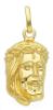 Picture of Holy Face of Jesus Christ Pendant gr 1 Yellow Gold 18k relief printed plate for Man