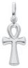 Picture of Cross of Life Ankh Crux Ansata Pendant gr 0,5 White Gold 18k relief printed plate Unisex Woman Man