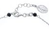 Picture of Rosary Bracelet Silver 925 black Stones Miraculous Medal Cross gr.3,10 Unisex Woman Man