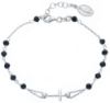 Picture of Rosary Bracelet Silver 925 black Stones Miraculous Medal Cross gr.3,10 Unisex Woman Man