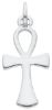 Picture of Cross of Life Ankh Crux Ansata Pendant gr 1,1 White solid Gold 18k Unisex Woman Man