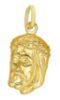 Picture of Holy Face of Jesus Christ Pendant gr 1 Yellow Gold 18k relief printed plate for Man