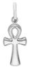 Picture of Cross of Life Ankh Crux Ansata Pendant gr 0,5 White Gold 18k relief printed plate Unisex Woman Man