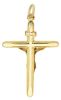 Picture of Cross with Body of Christ and INRI Pendant gr 1,05 Yellow Gold 18k Hollow Tube Unisex Woman Man