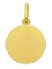 Immagine di Angelo di Raffaello Medaglia Sacra Pendente tonda Conio gr 2,4 Oro giallo 18kt Donna Bimba Bimbo