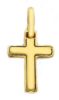 Picture of Convex Straight Cross Pendant gr 1,5 Yellow solid Gold 18k Unisex Woman Man