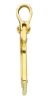 Picture of Saint Francis double Tau Cross Pendant gr 2,4 Yellow solid Gold 18k for Man