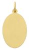 Picture of Madonna Our Lady of Sorrows Coining Sacred Oval Medal Pendant gr 4,7 Yellow Gold 18k for Woman