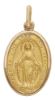 Immagine di Madonna Miracolosa Medaglia Sacra Pendente Conio gr 3,1 Oro giallo 18kt Unisex Donna Uomo