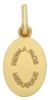 Immagine di Madonna di Medjugorje Medaglia Sacra Pendente ovale Conio gr 1,3 Oro giallo 18kt Unisex Donna Uomo