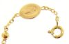 Picture of Rosary Cuff Bracelet with Miraculous Medal of Our Lady of Graces and Cross gr 3,2 Yellow Gold 18k for Woman