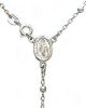 Picture of Rosary Necklace Silver 925 Our Lady of Graces Crucifix for Woman cm 45 (17.7 inches)