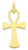 Immagine di Chiave della Vita Ankh Croce Copta Ansata Ciondolo Pendente gr 2 Oro giallo massiccio 18kt Unisex Donna Uomo