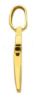 Picture of Simple Straight Cross Pendant gr 1,7 Yellow solid Gold 18k Unisex Woman Man