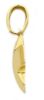 Picture of Small square convex Cross Pendant gr 1,2 Yellow Gold 18k Hollow Tube for Woman