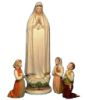 Picture of Our Lady of Fatima & 3 little Shepherds 100 cm (39,4 inch) Deruta ceramic Statues